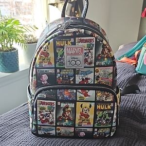 Marvel Avengers Comic Print Backpack